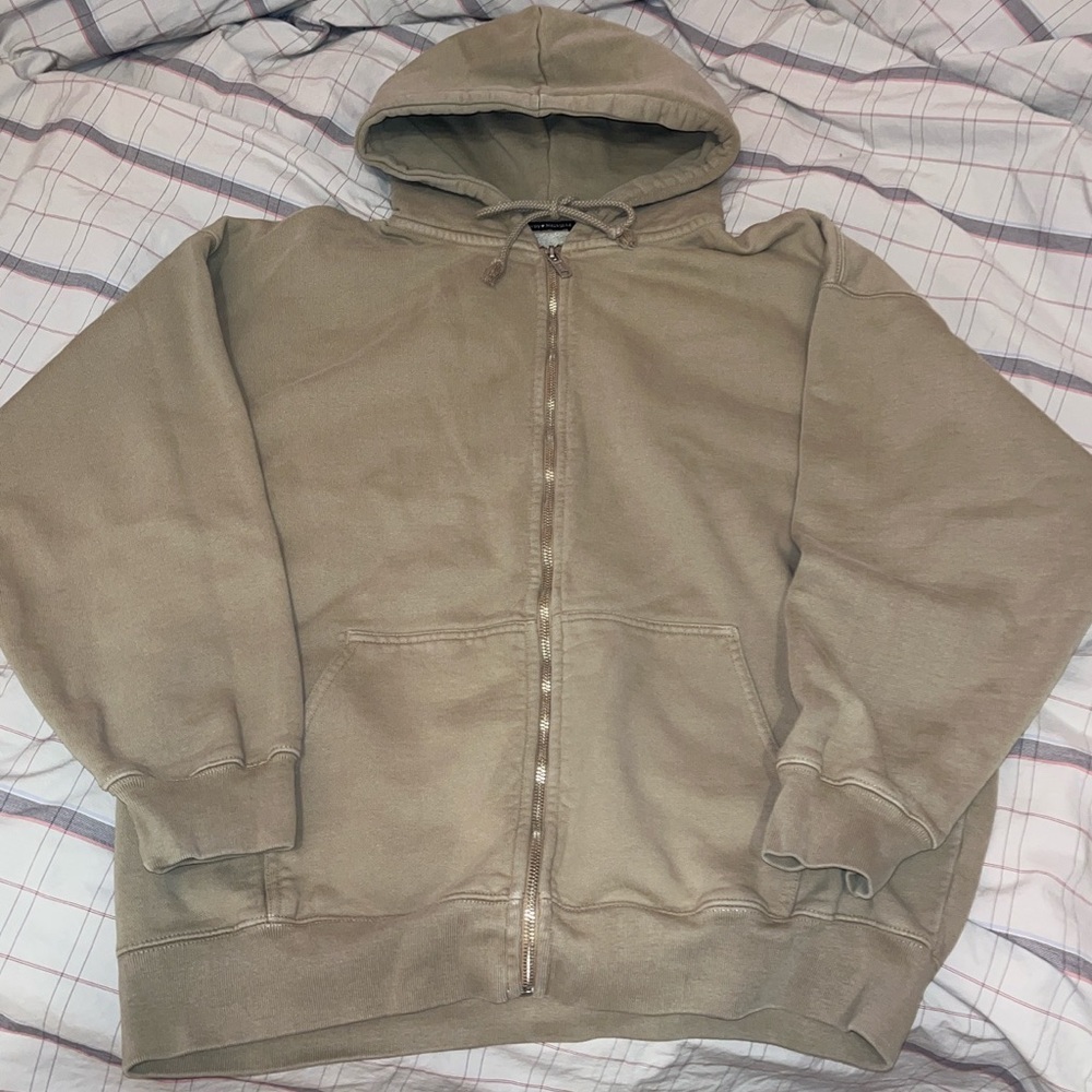 Brandy Melville tan Christy hoodie